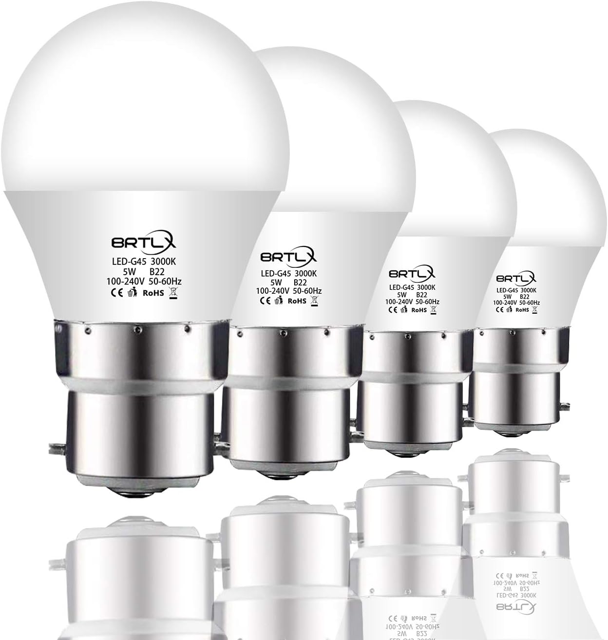 Bombilla LED G45 4 Unidades