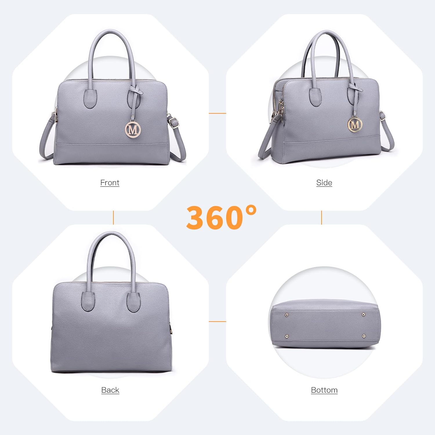 Bolso Tote Mujer Cuero Sintético