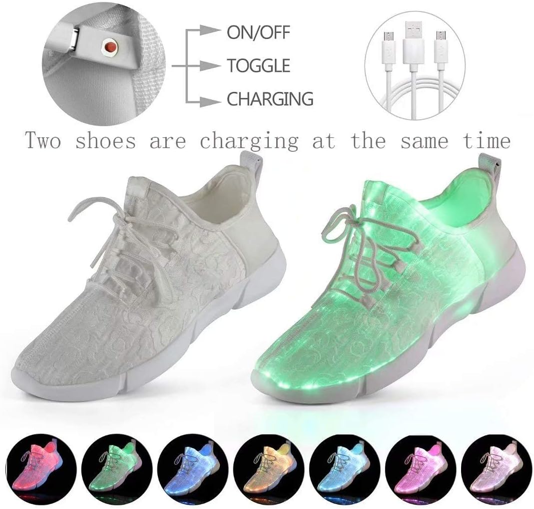 Zapatillas LED 7 Colores USB