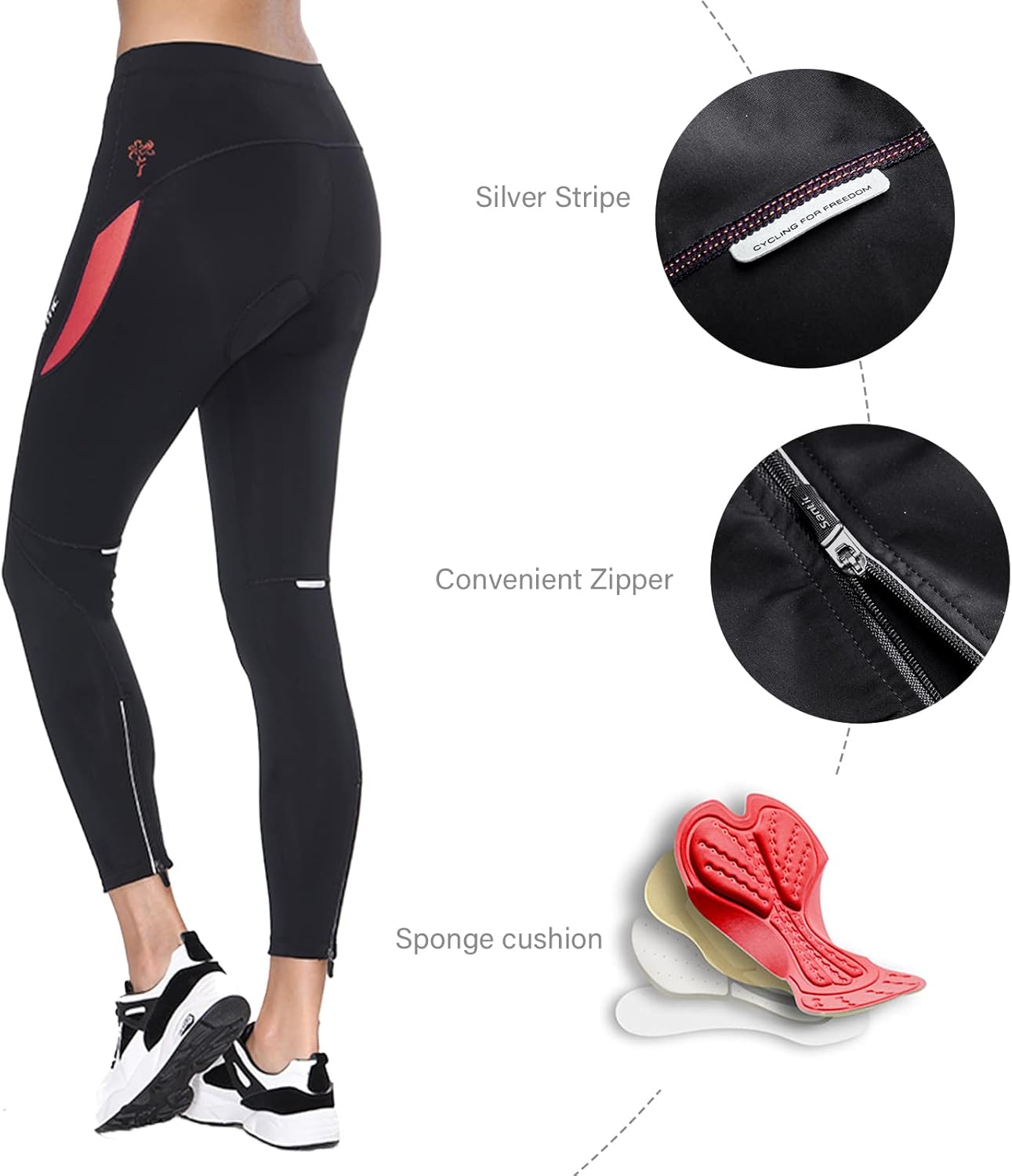 Culote de ciclismo Santic mujer