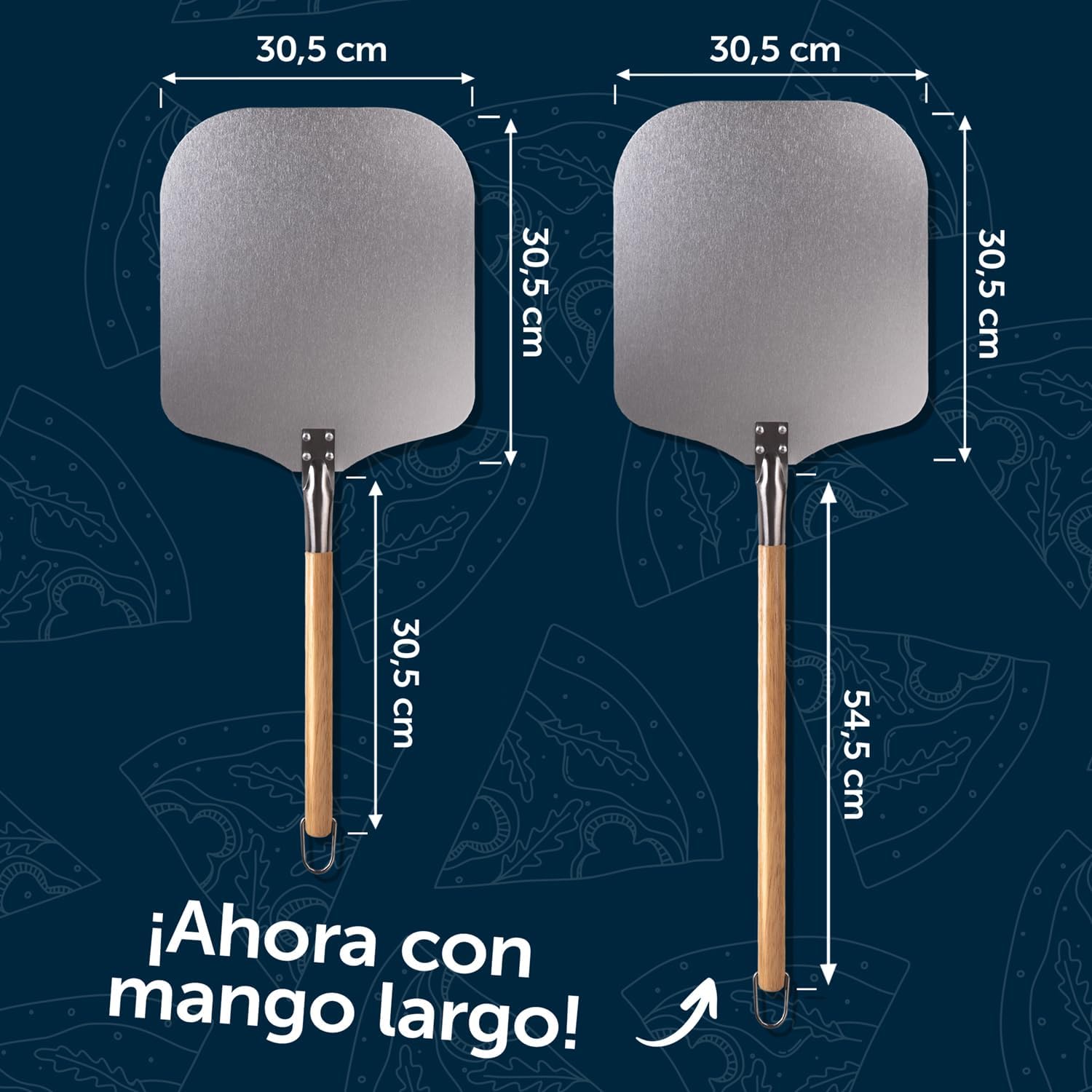 Pala de Pizza Aluminio Grande