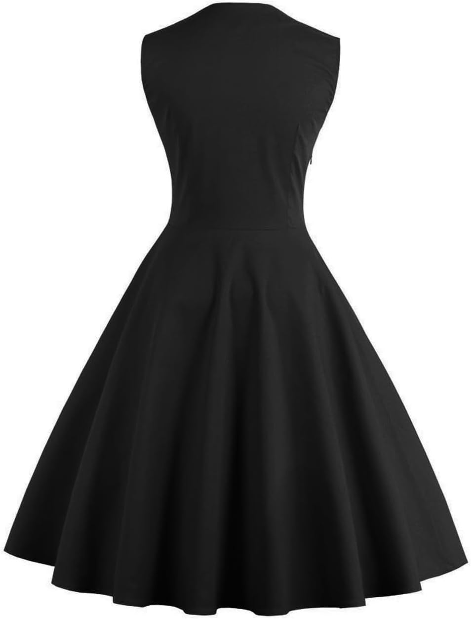 Vestido Vintage A-Línea Lunares