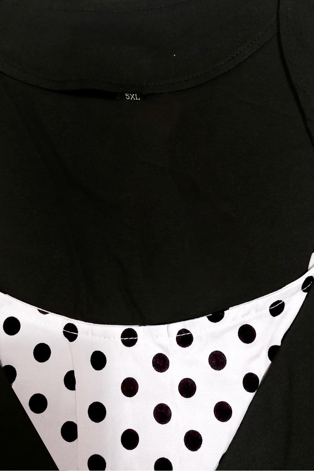 Vestido Vintage A-Línea Lunares