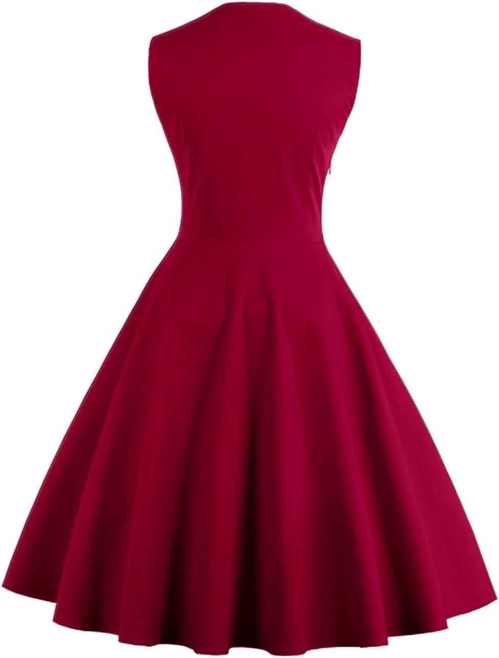 Vestido Vintage A-Línea Lunares