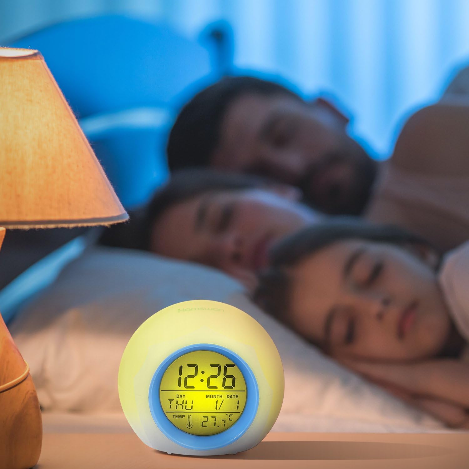 Despertador LED Colorido para Niños