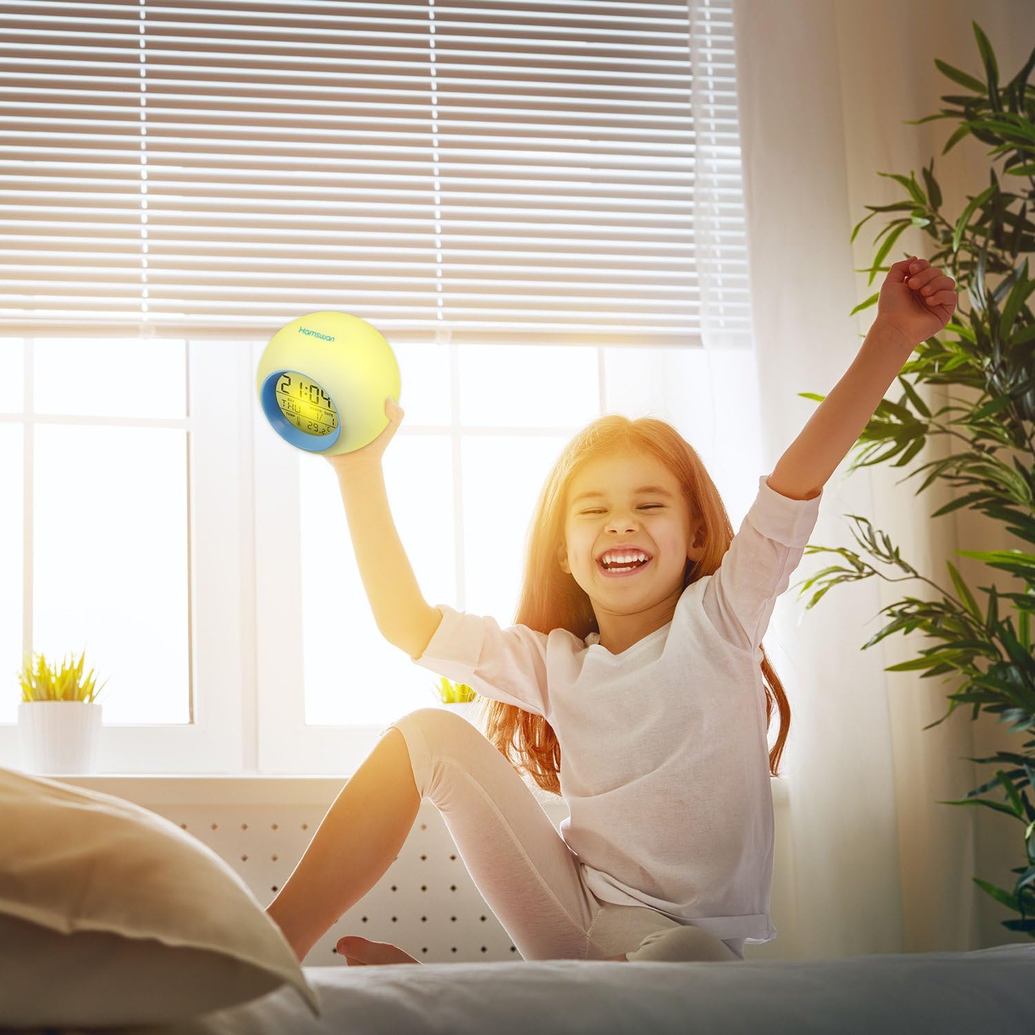 Despertador LED Colorido para Niños