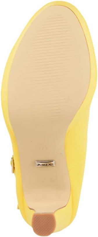 Zapato Tacón Alto Vintage Amarillo