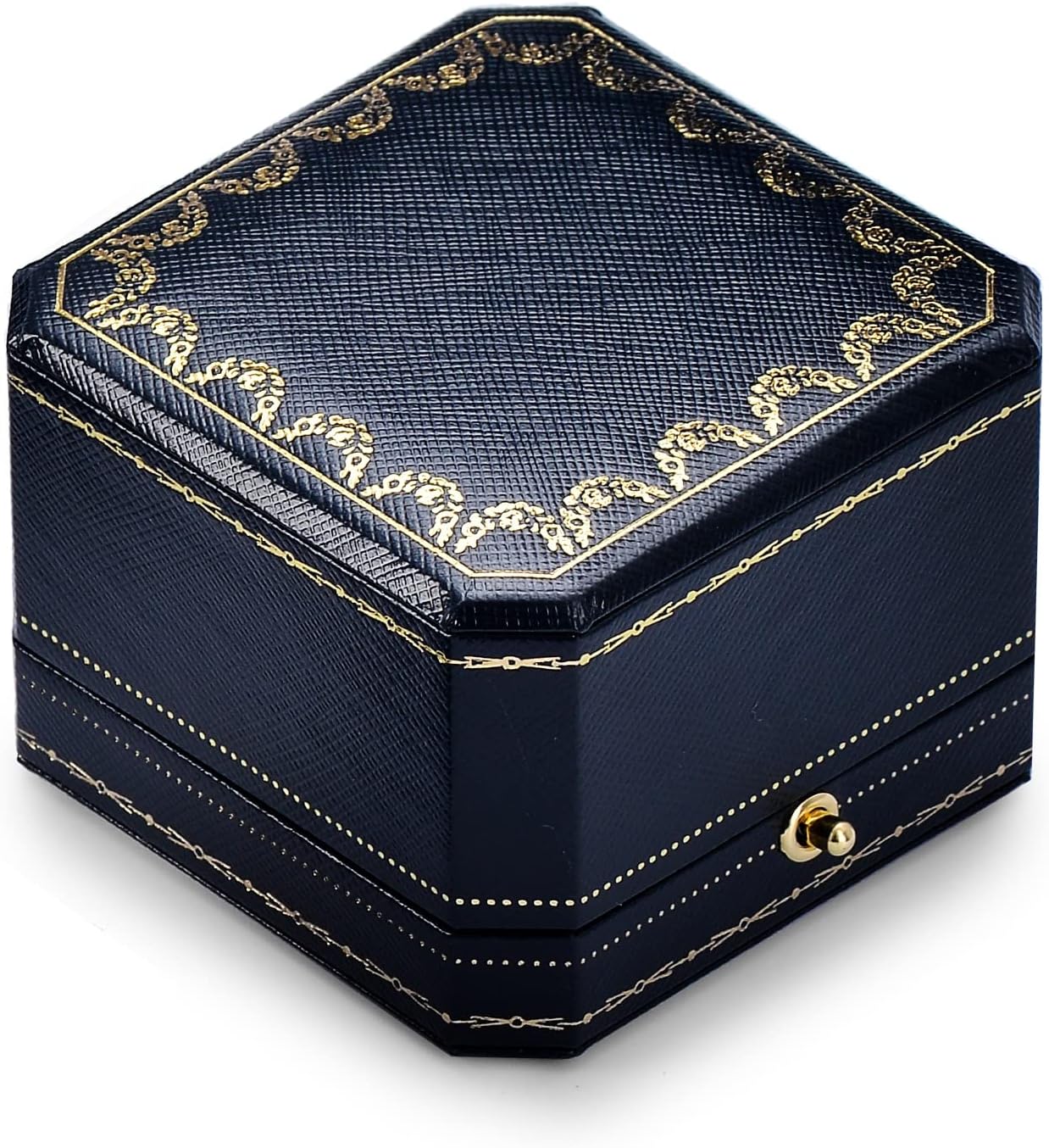 Caja de anillo octogonal Oirlv