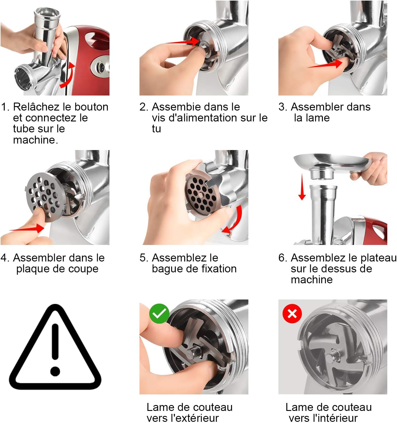 Picadora eléctrica qitao® 2800W