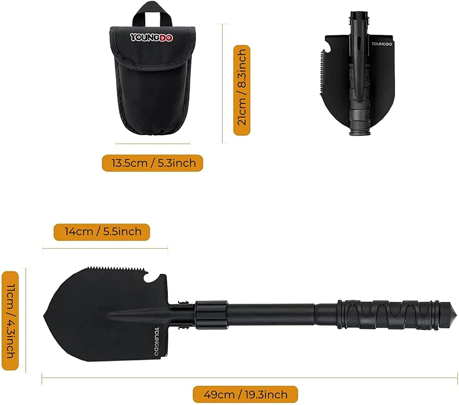 Pala Multifuncional Plegable