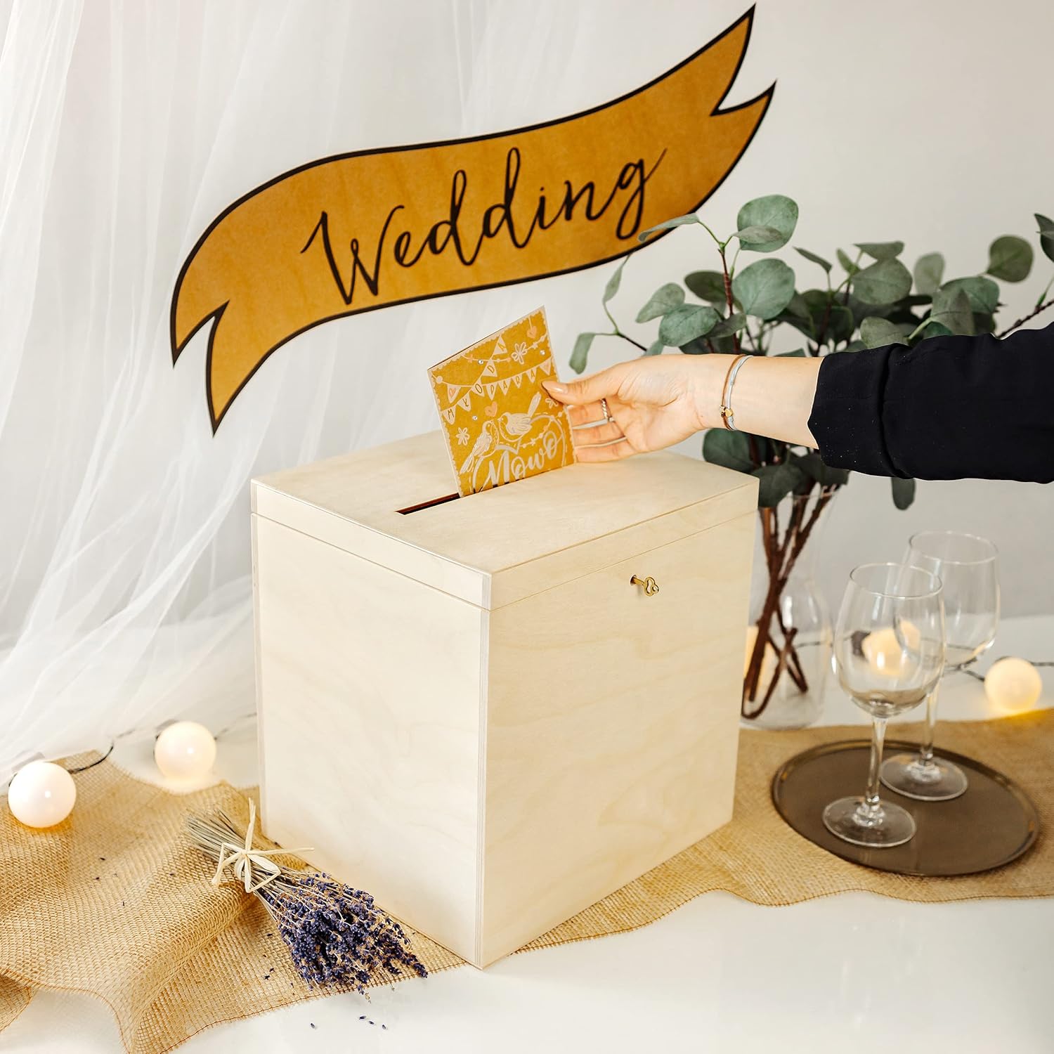 Caja de Madera para Bodas
