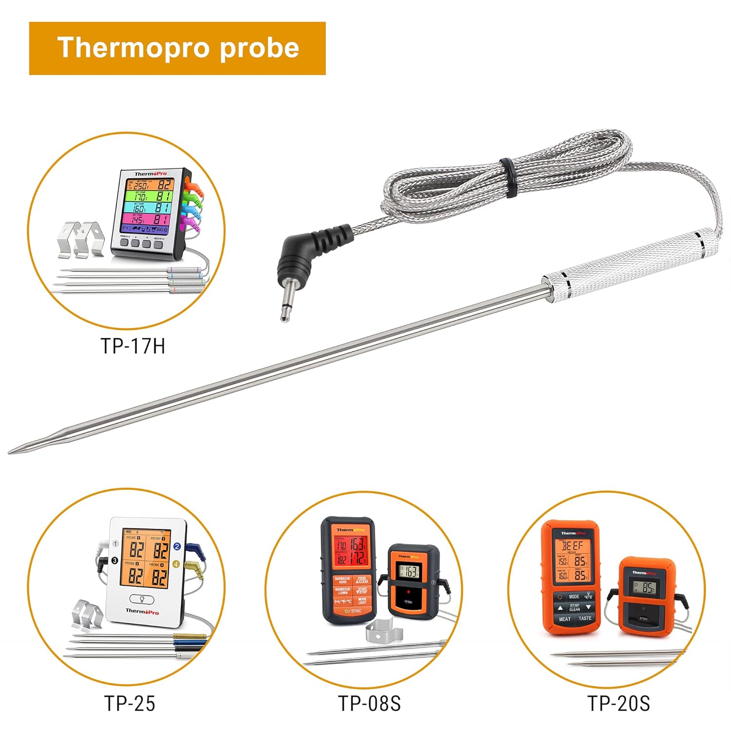 Sonda de carne ThermoPro TPW17