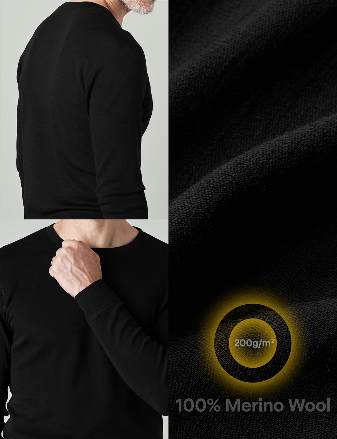 Camiseta Térmica Lana Merino Hombre