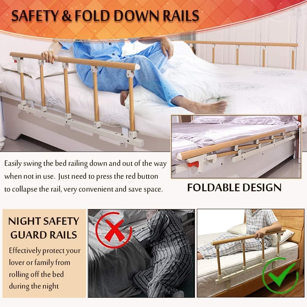 Barandilla Plegable para Cama