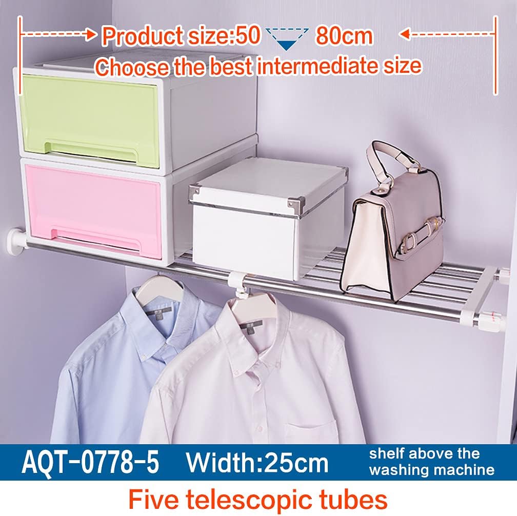 Estante ajustable Hershii 50-80cm