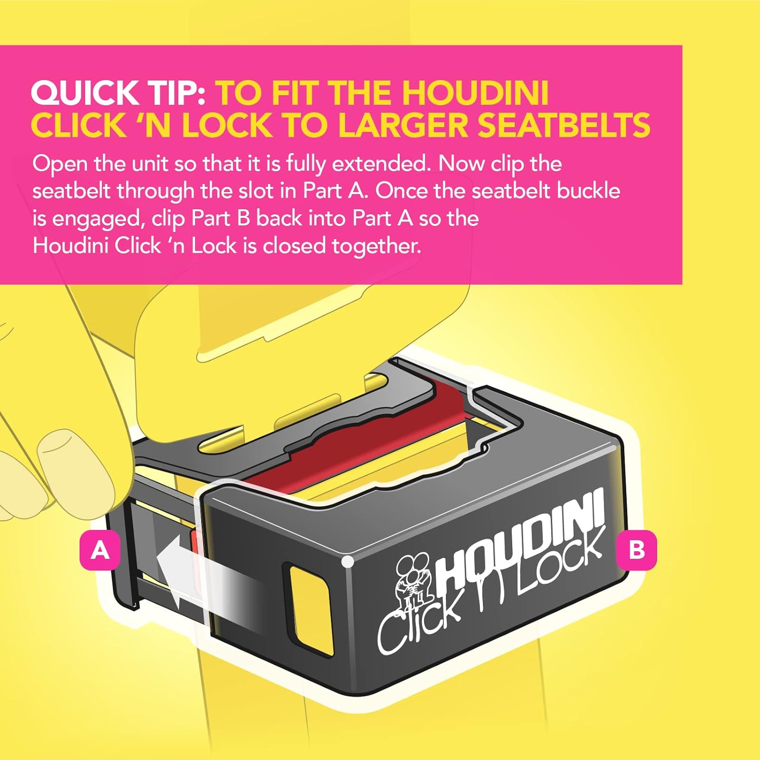 Cinturón Houdini Click N Lock