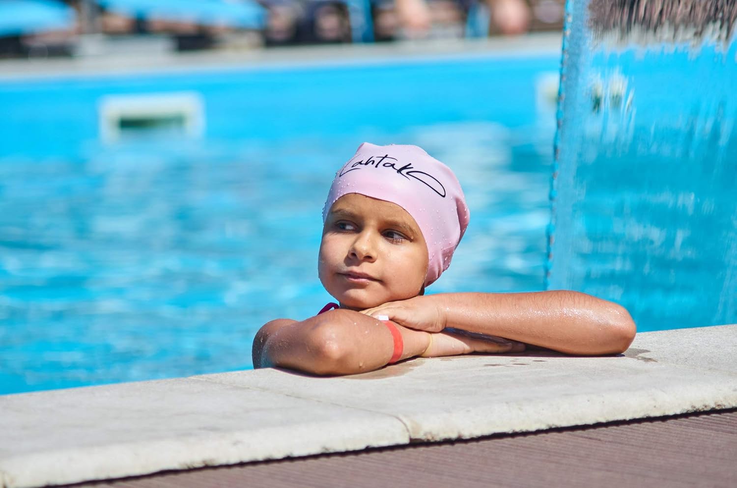 Gorro de natación para pelo largo