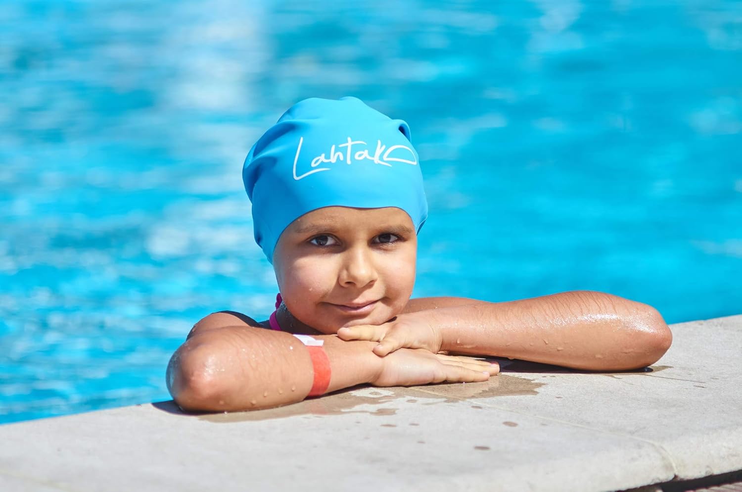 Gorro de natación infantil largo