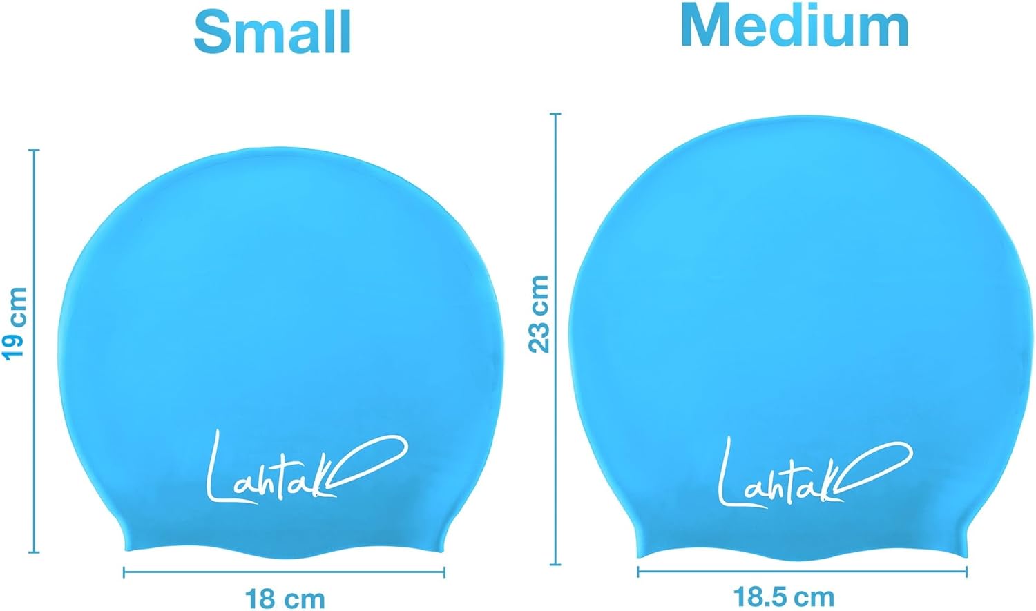 Gorro de natación infantil largo