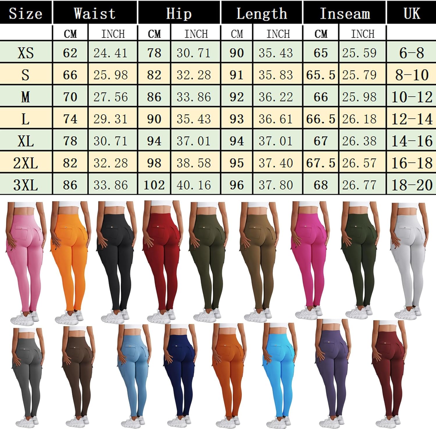 Leggings deportivos push up mujer