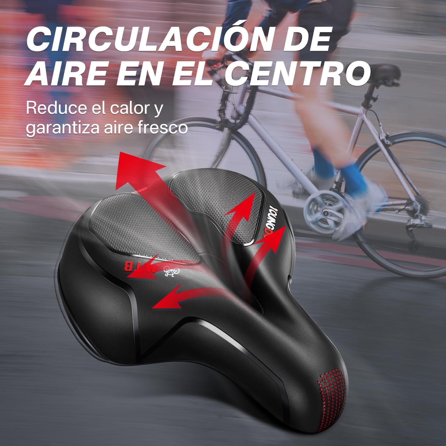 Sillín de Bicicleta Ergonómico