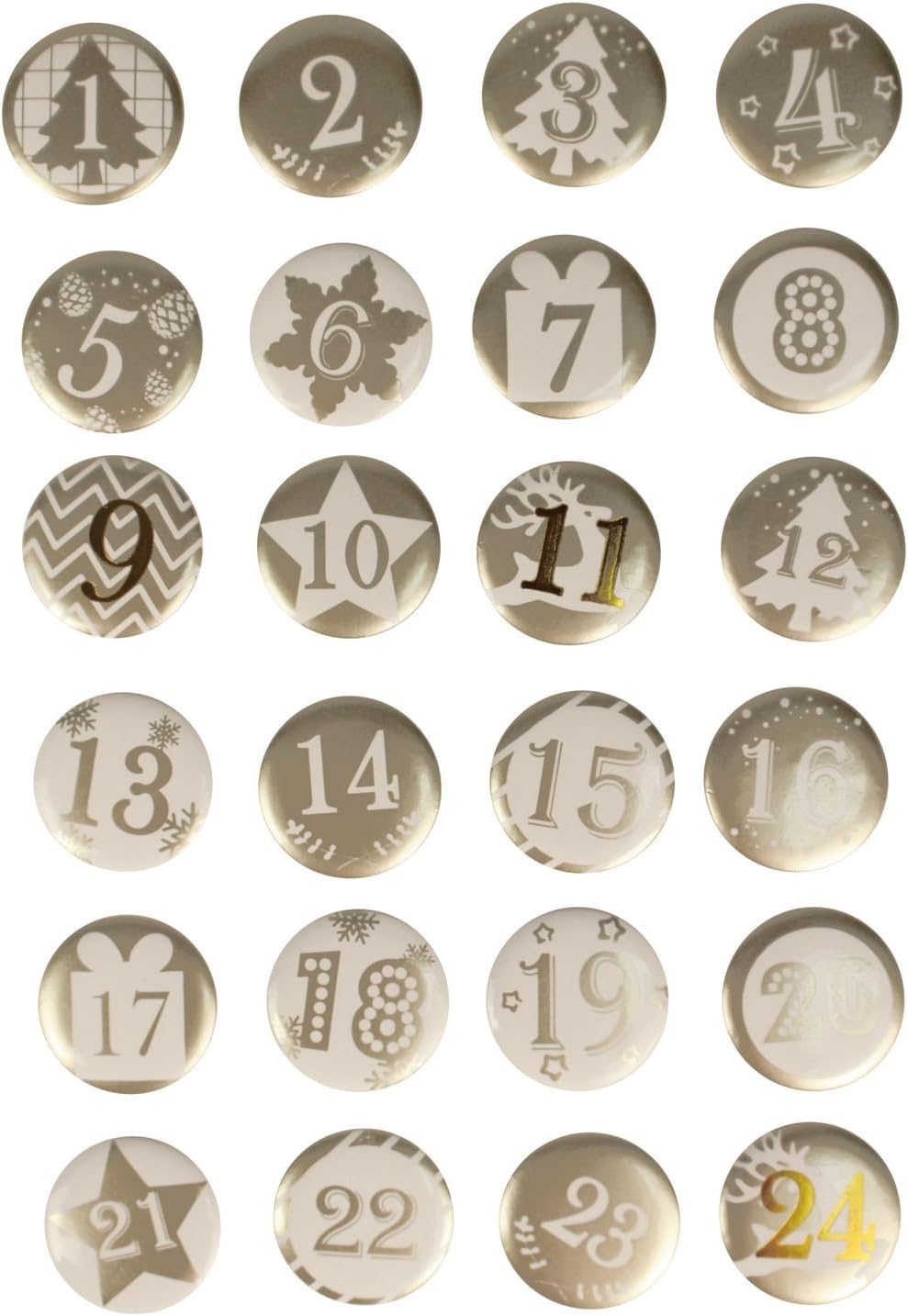 Insignias MegaCrea Navidad 24u