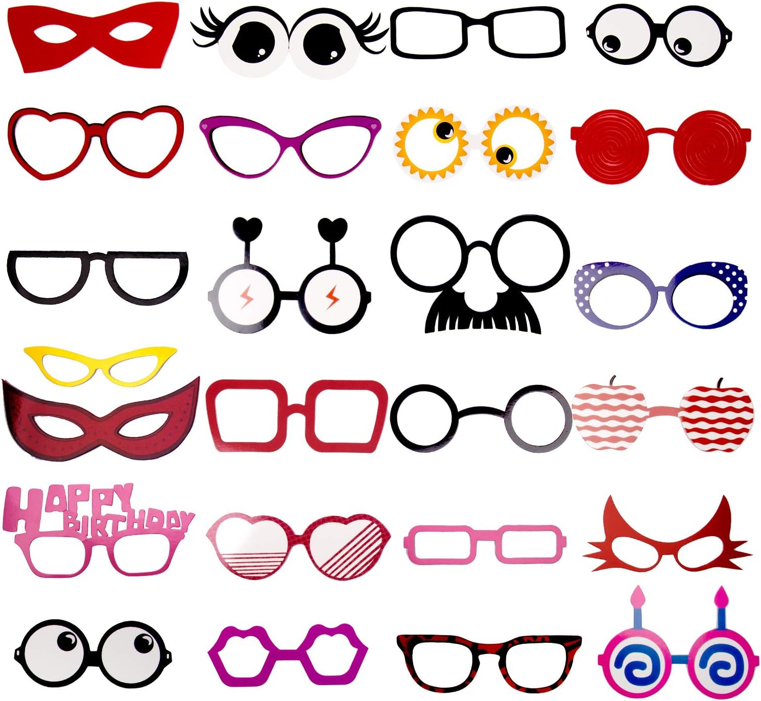 90 Pcs Atrezzo Photo Booth