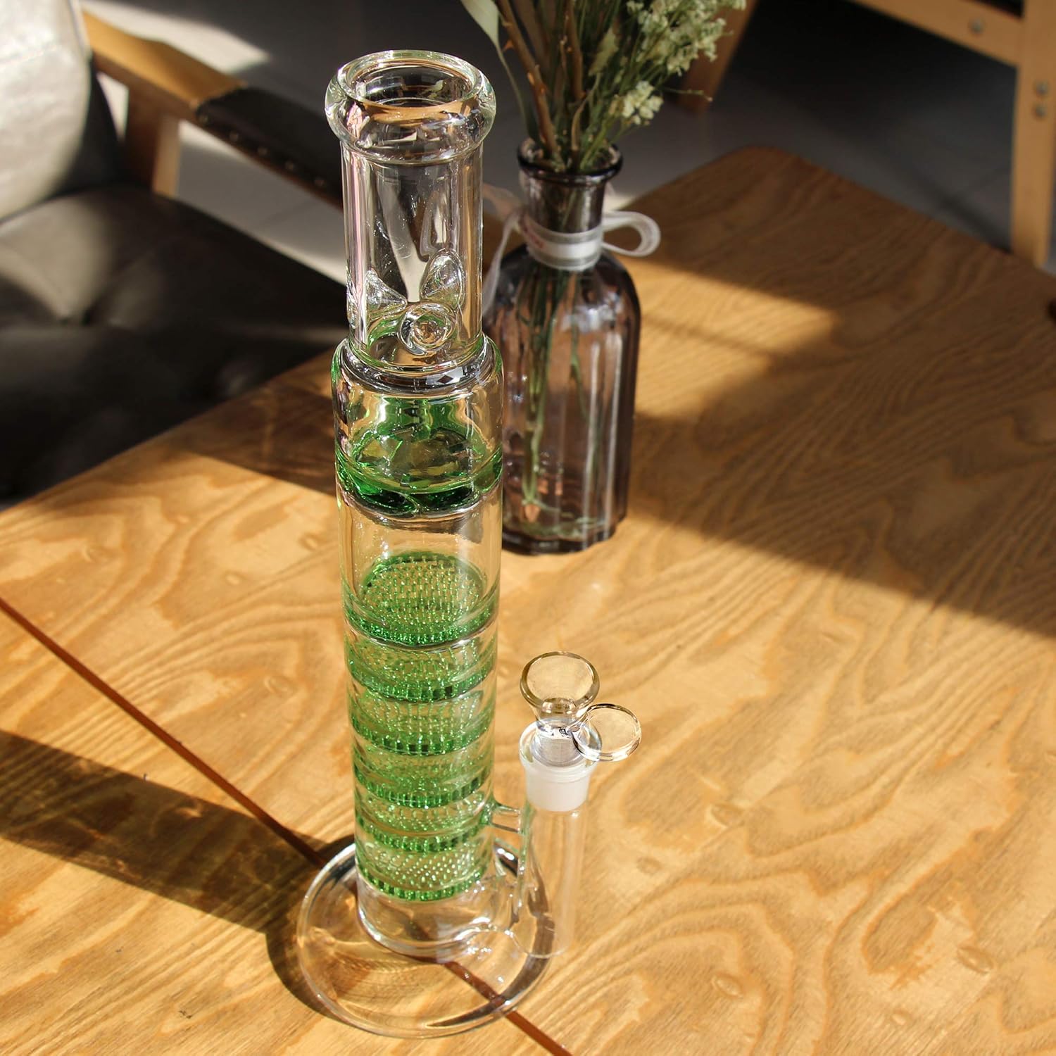 Bong Vidrio con Percolador 35cm