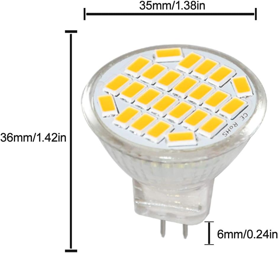 Lámpara LED 3W GU4 3000K 12u