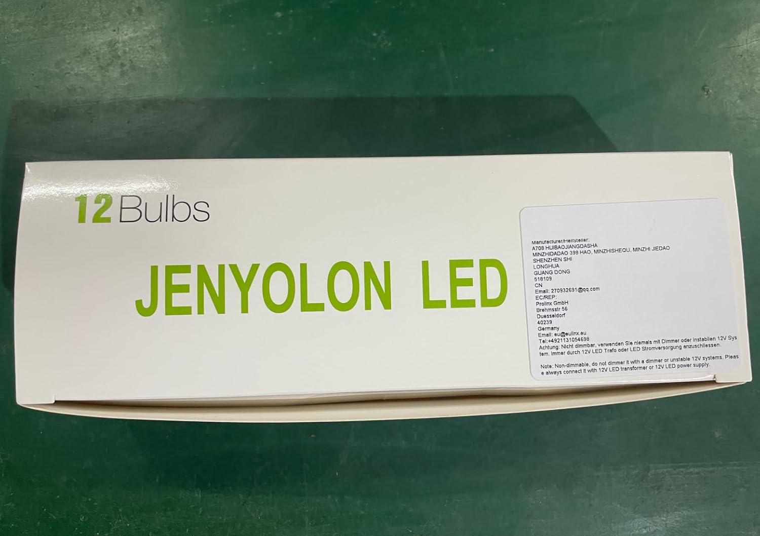 Lámpara LED 3W GU4 3000K 12u