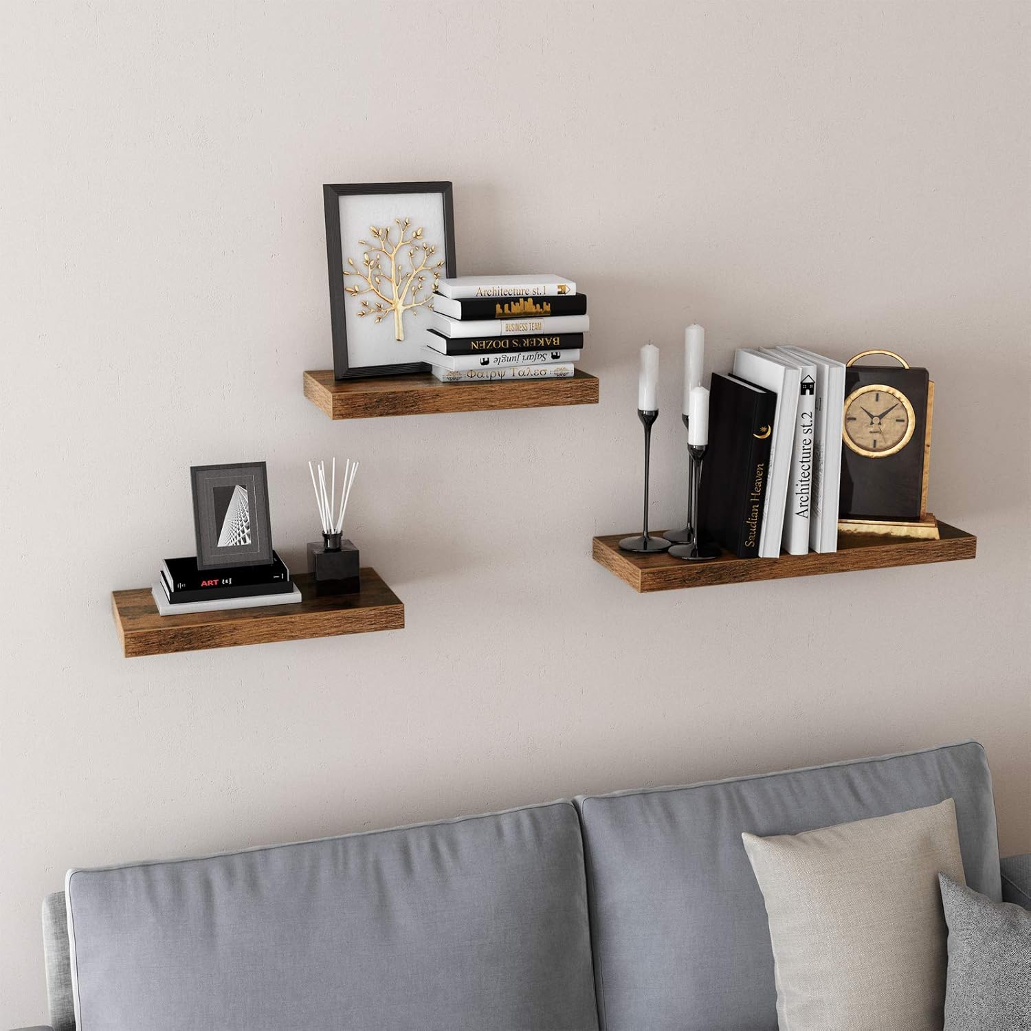Estante Flotante VASAGLE 80x20 cm