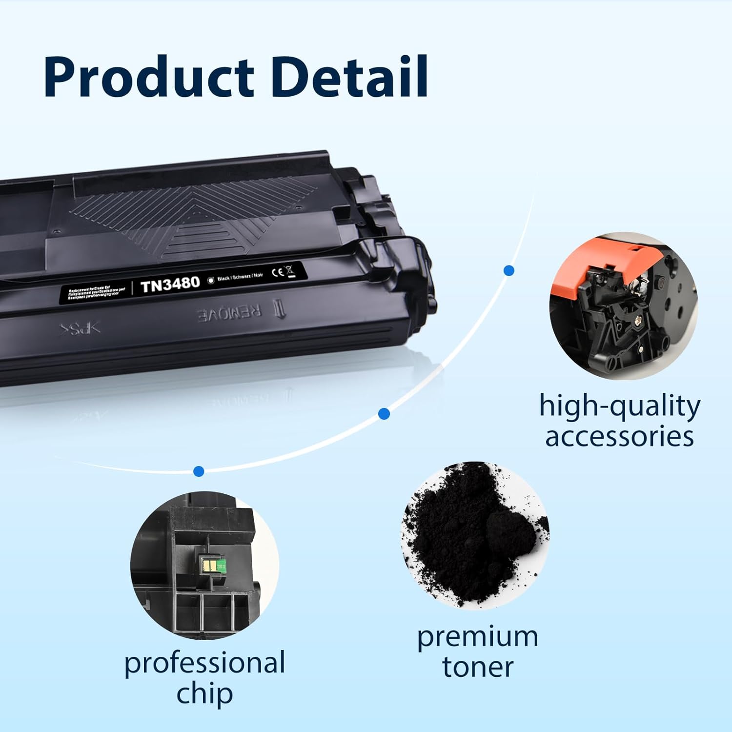 Tóner Compatible Brother TN-3480