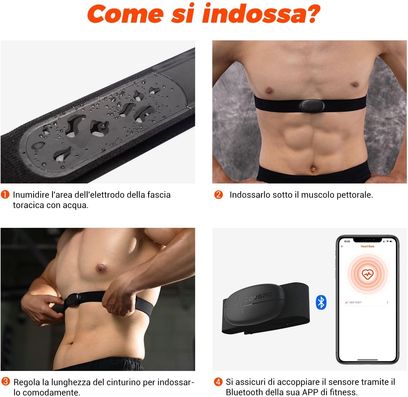 Monitor de Frecuencia Cardíaca COOSPO