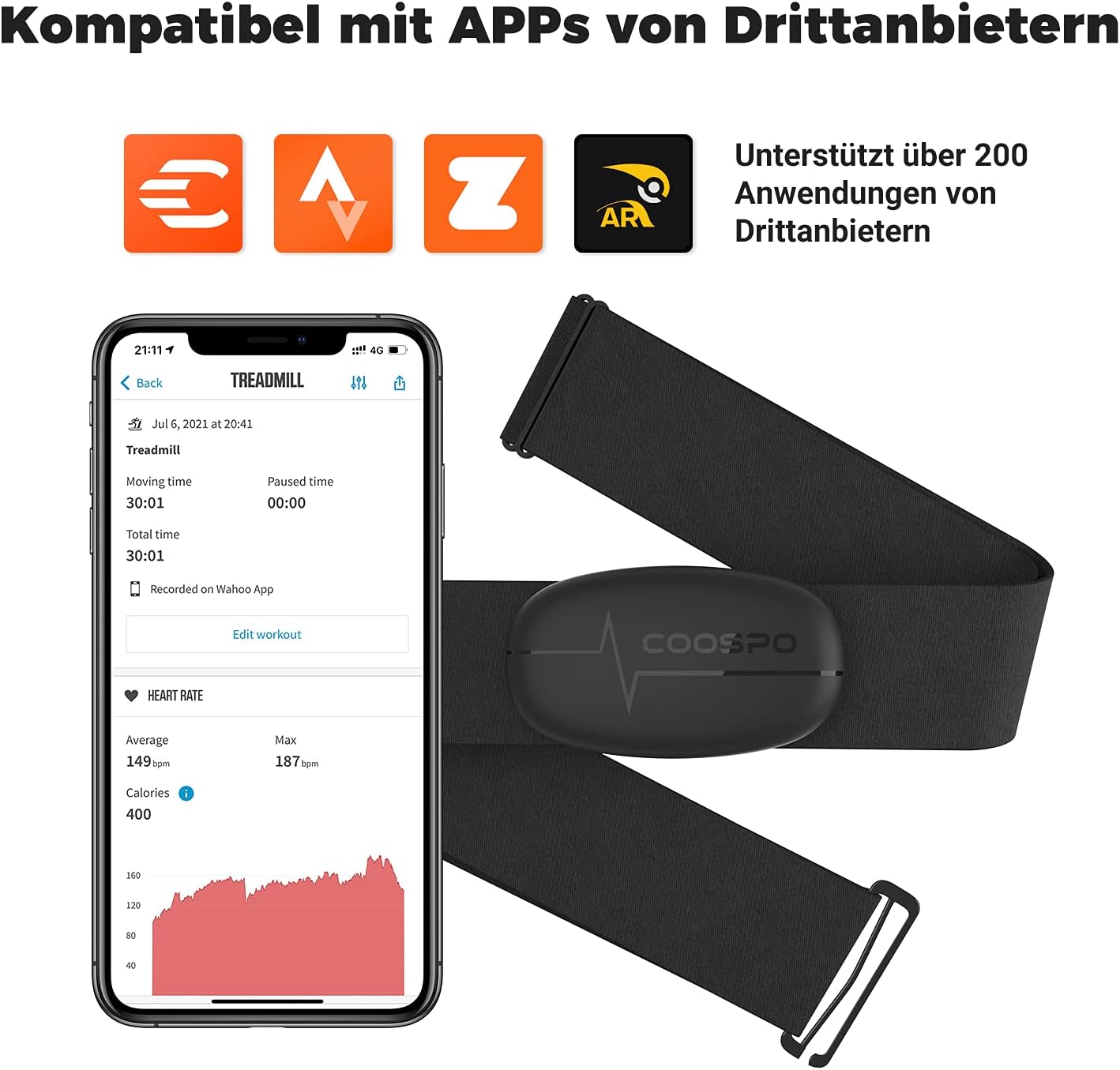 Pulsómetro CooSpo Runttic Pro