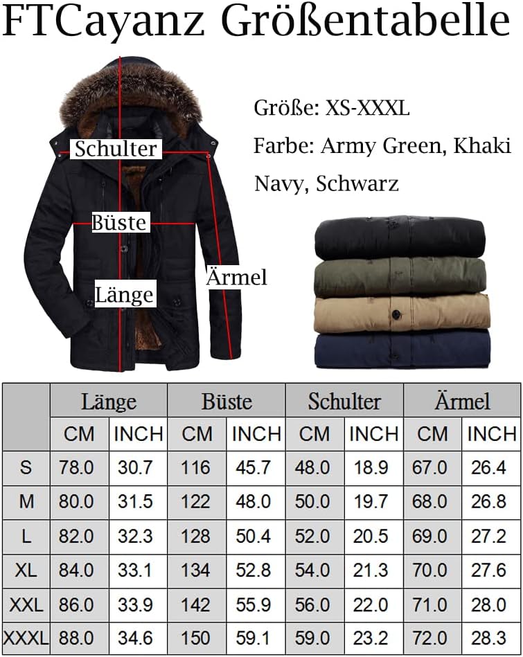Chaqueta de invierno con capucha
