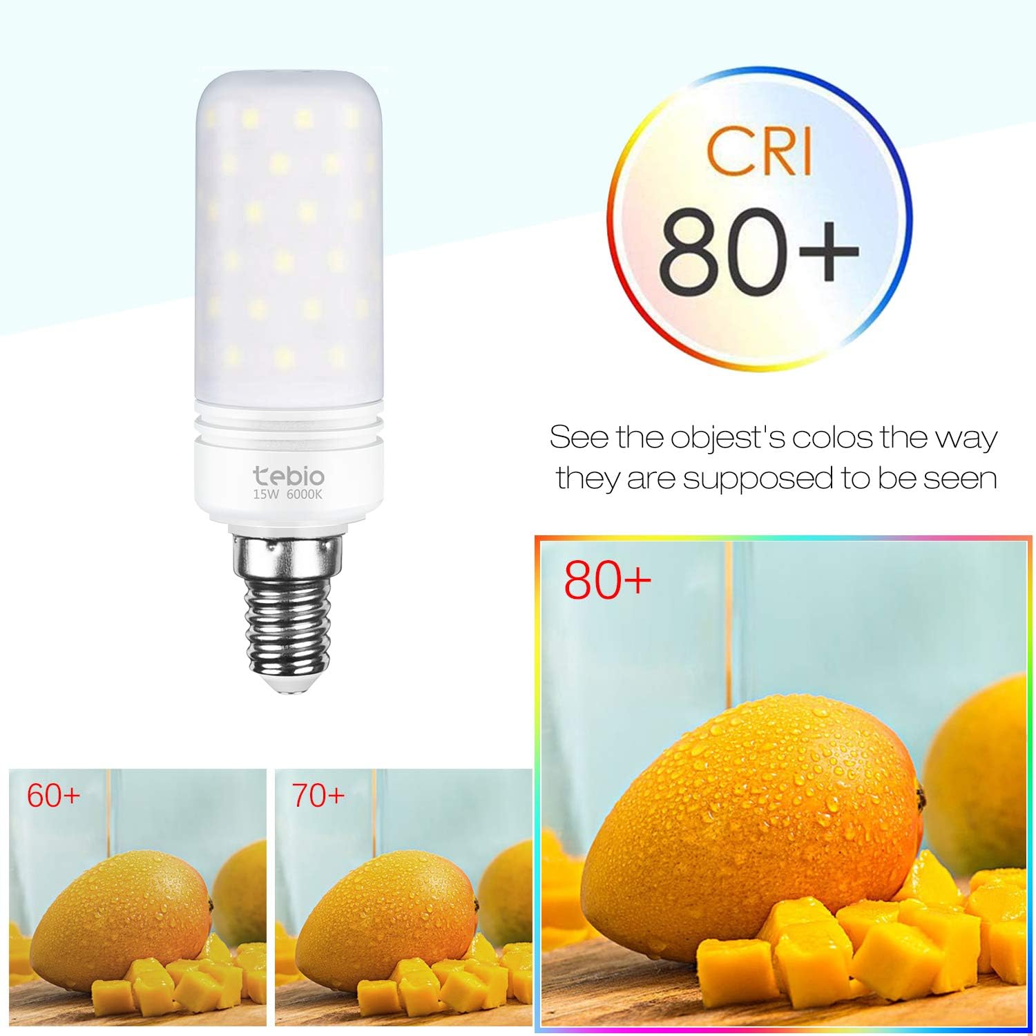 Bombillas LED E14 15W 6000K
