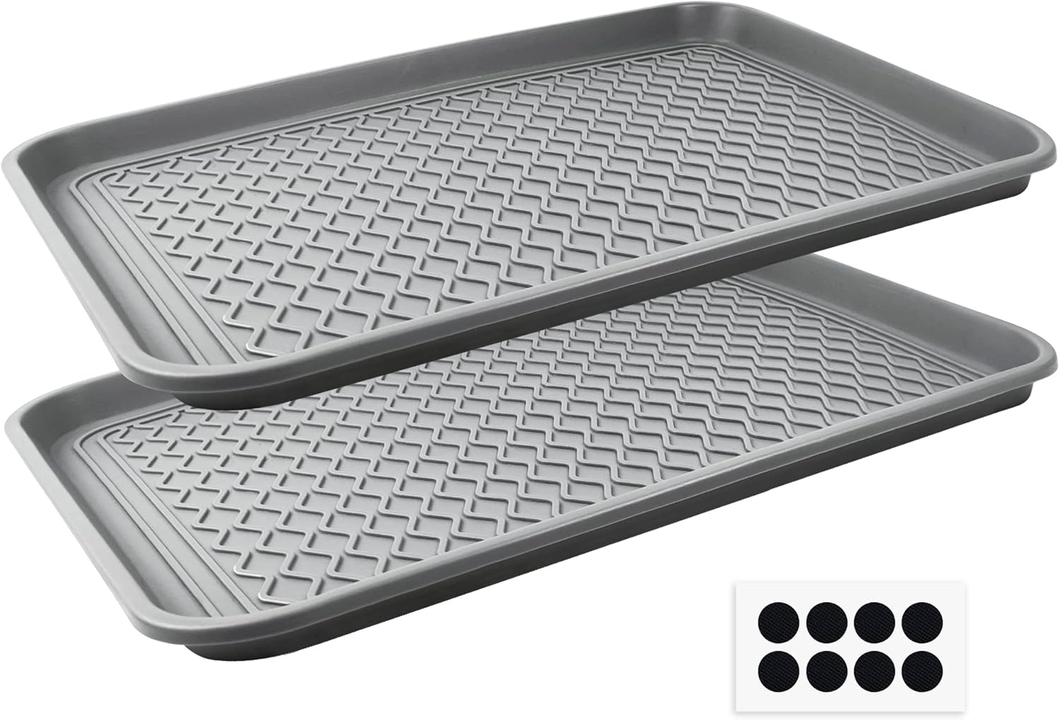 Bandeja para zapatos gris (2u)