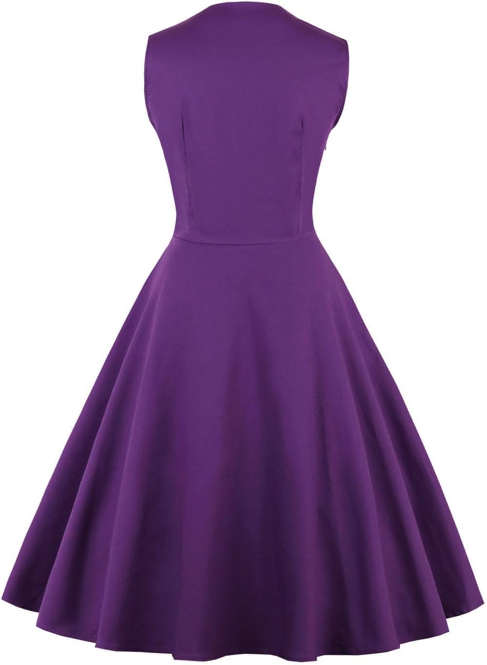 Vestido Vintage A-Línea Lunares