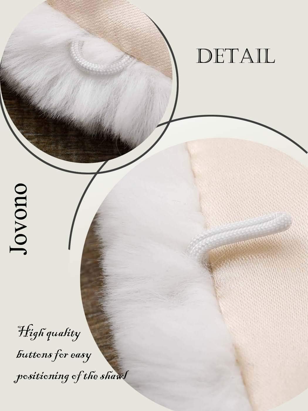 Chal de cabello para mujer