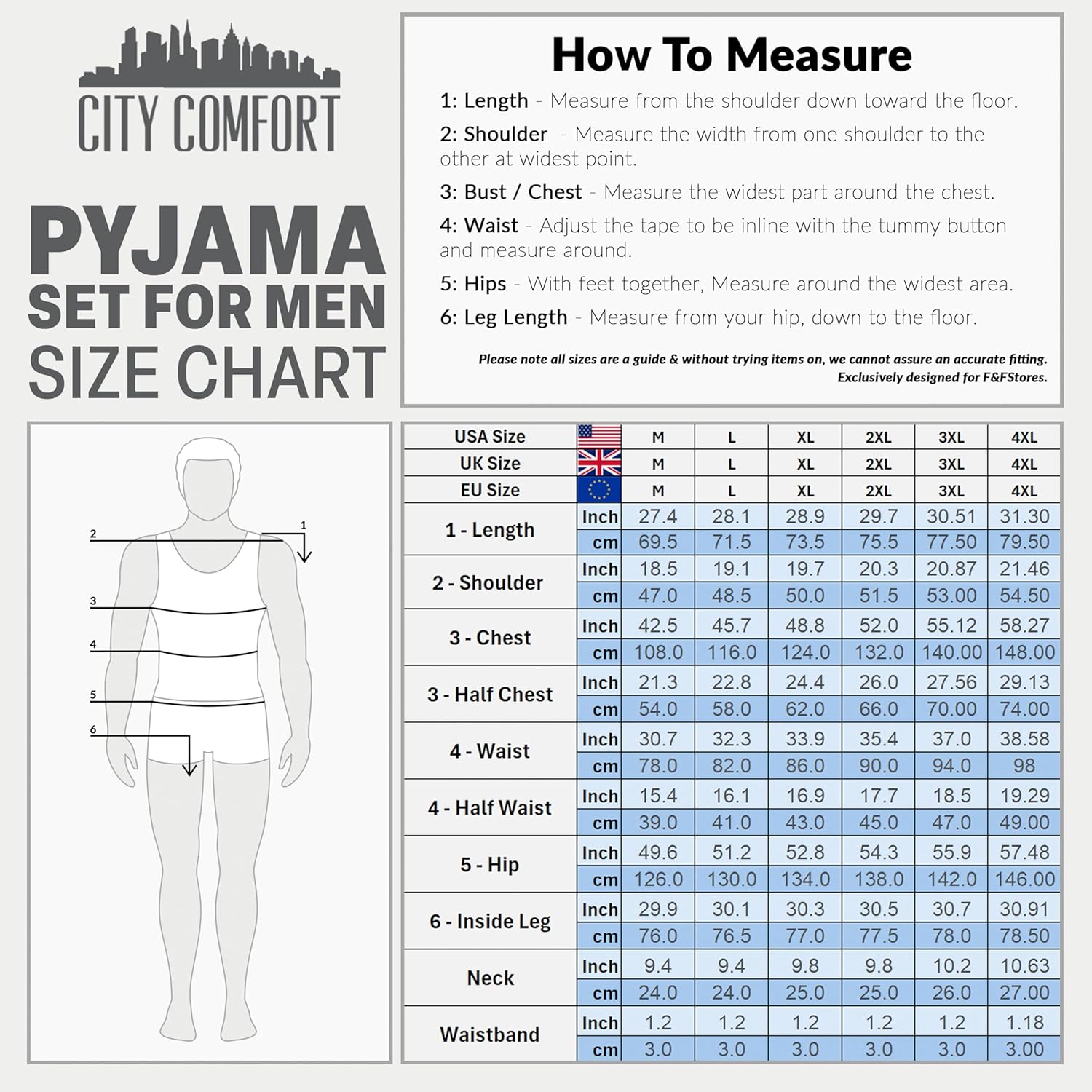 Pijamas de invierno CityComfort