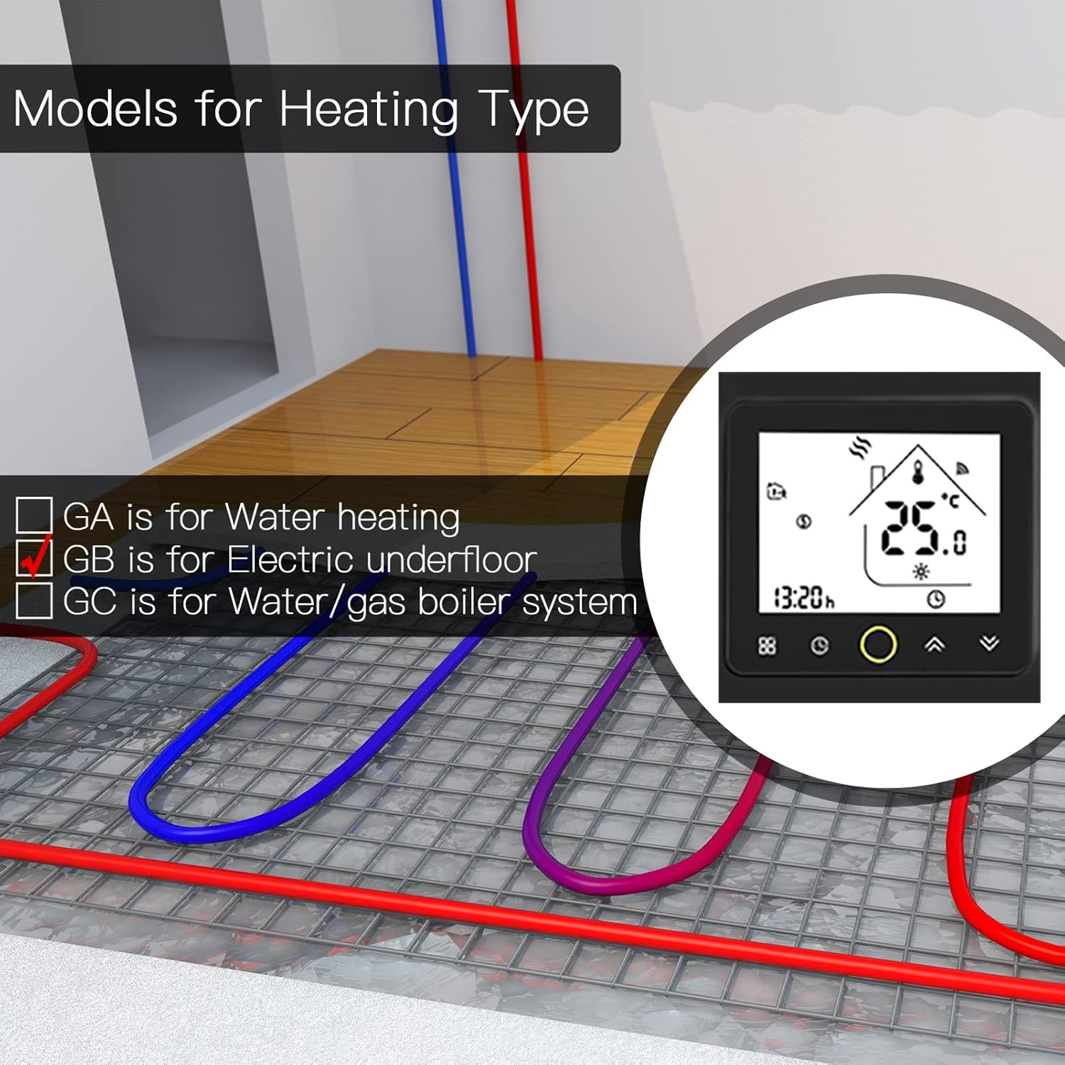 Termostato Smart WiFi 16A