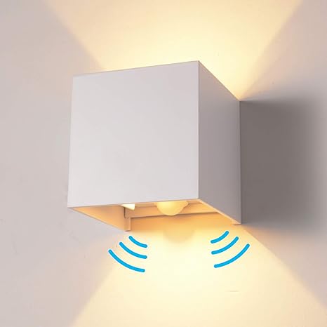 Luz LED con Sensor 12W Interior/Exterior