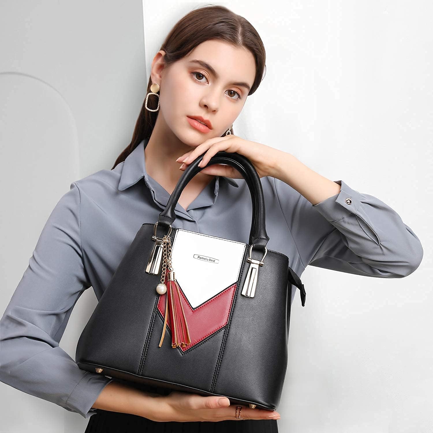 Bolso de Piel Elegante Mujer