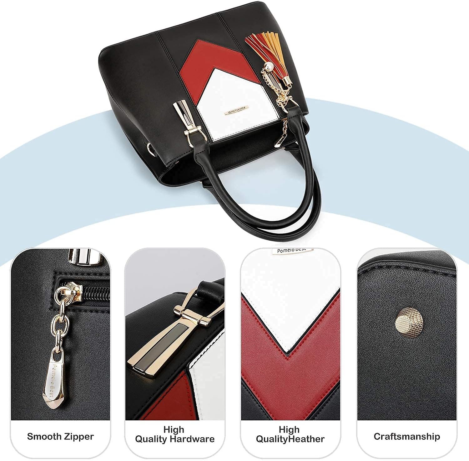 Bolso de Piel Elegante Mujer