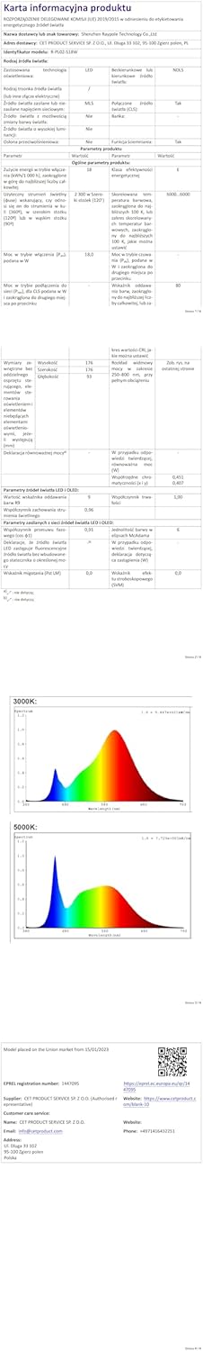Foco LED sumergible 18W PAR56