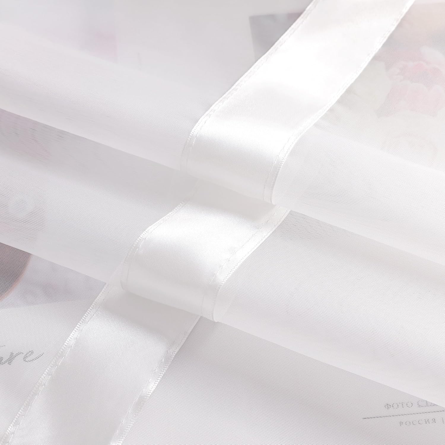 Cortina Transparente Blanca 170x300