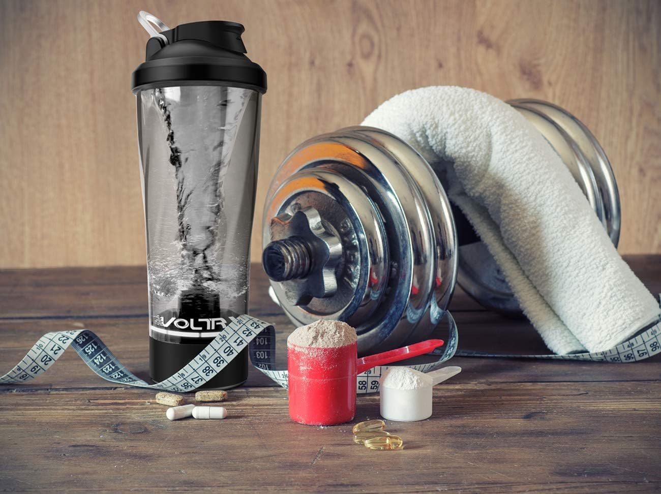 Shaker eléctrico de proteínas 600ml