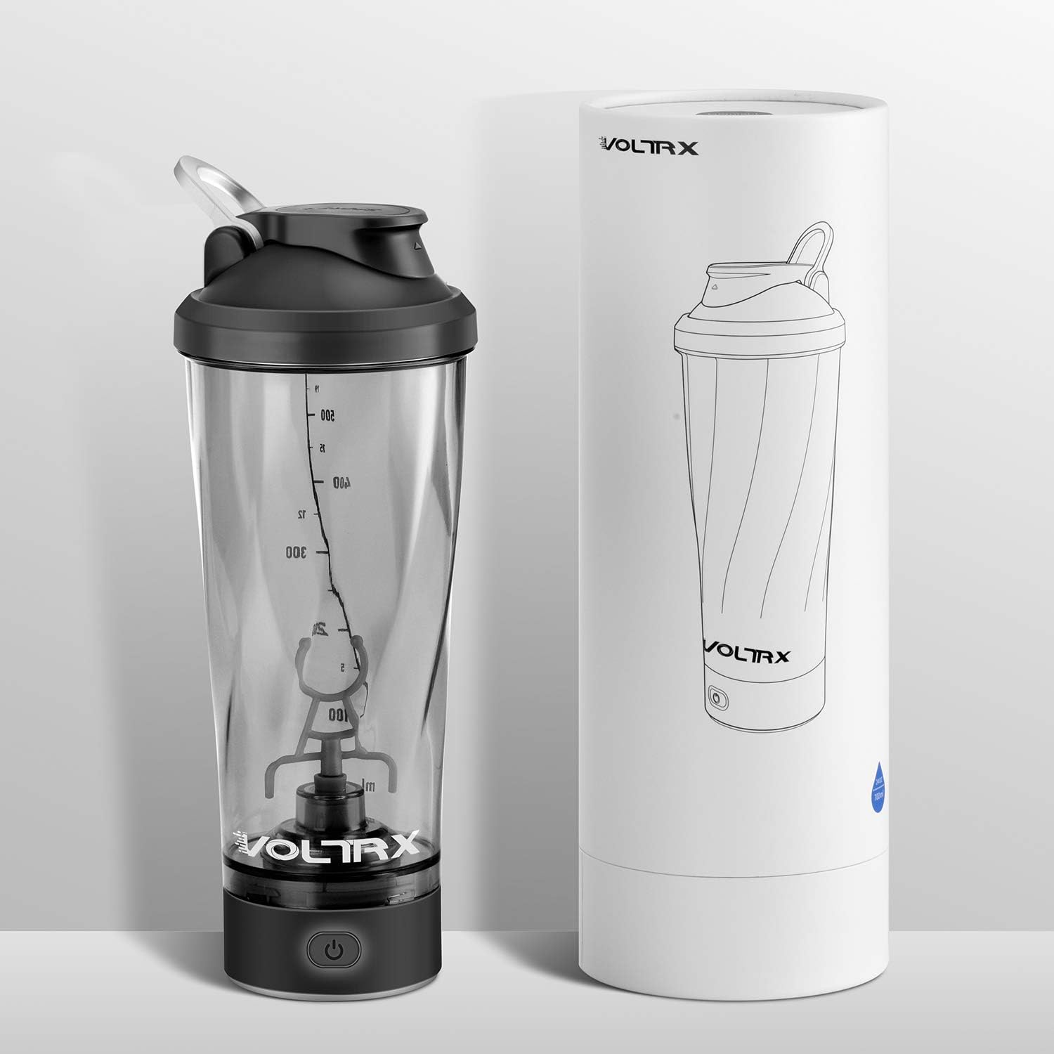 Shaker eléctrico de proteínas 600ml