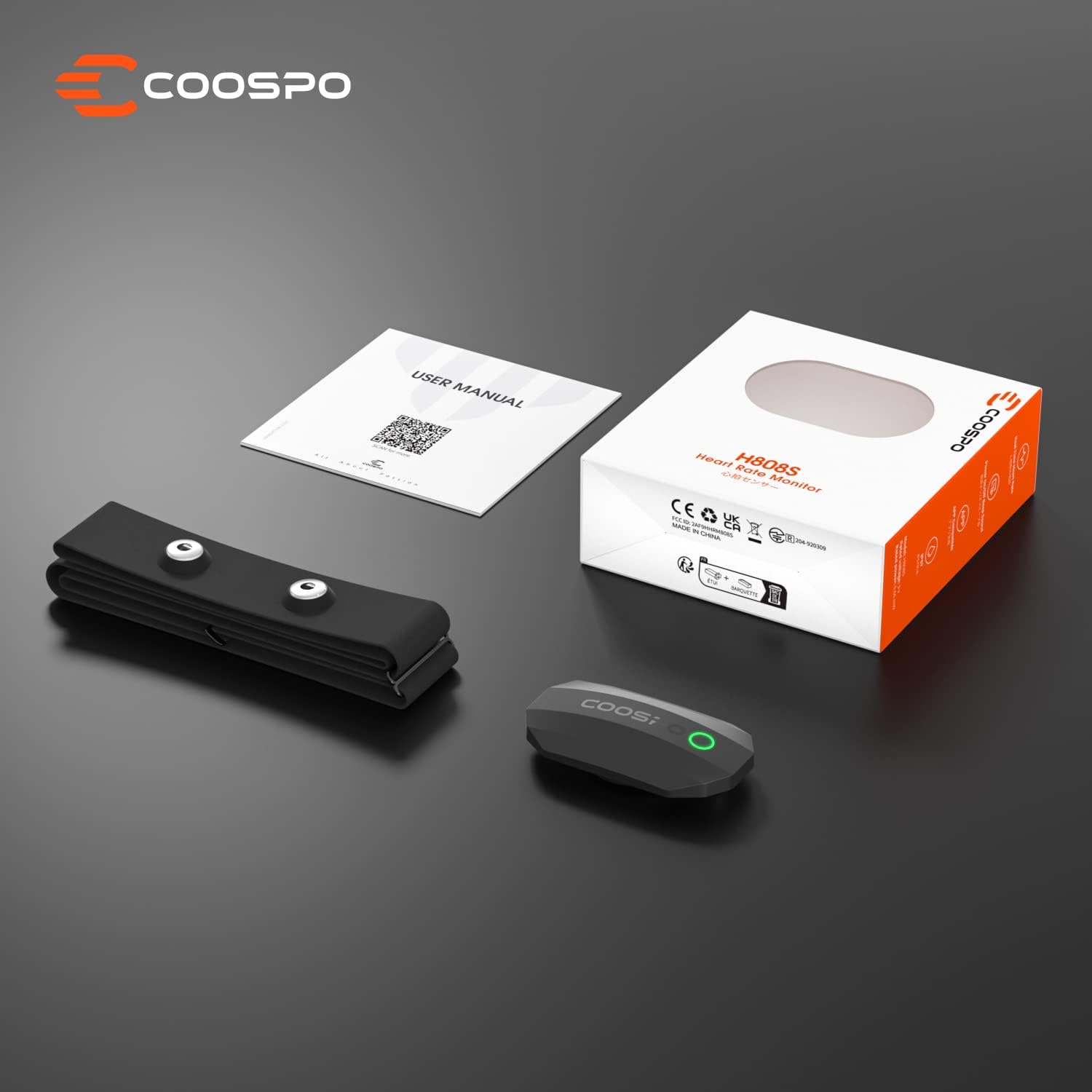 Cinturón CooSpo Ant+ Bluetooth