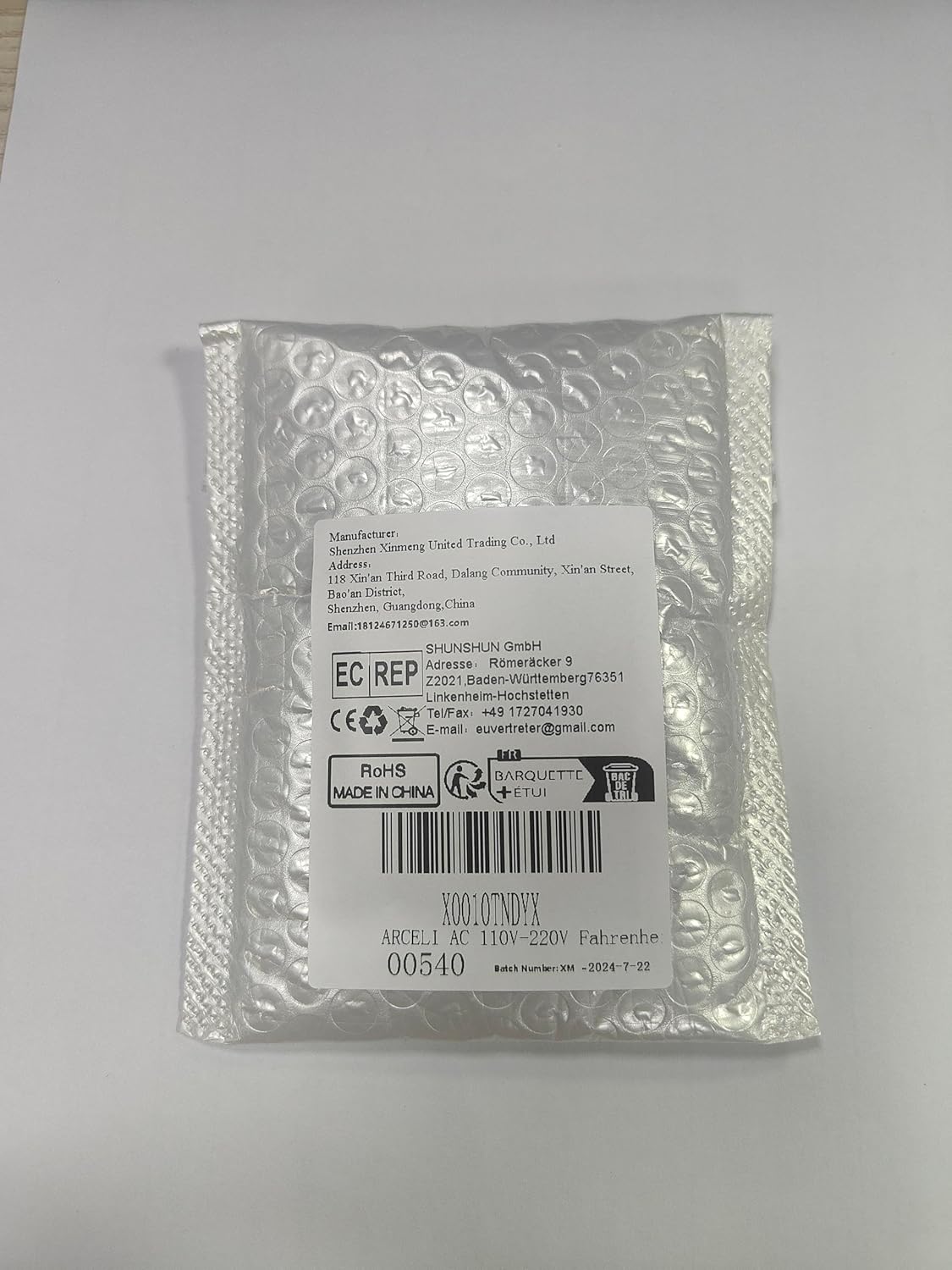 Termostato Digital ARCELI 110V-220V